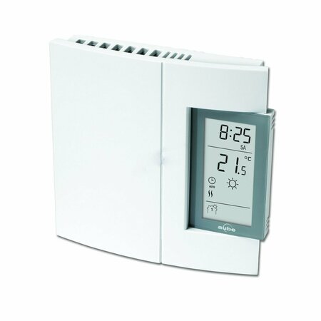 AMERICAN IMAGINATIONS 4000W Square White Digital Thermostat Plastic AI-37355